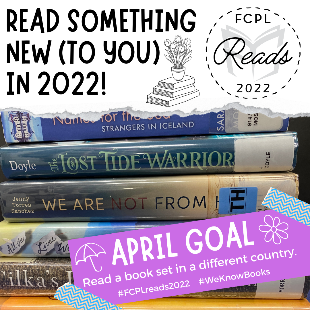 Read something new to you in April 2022 banner