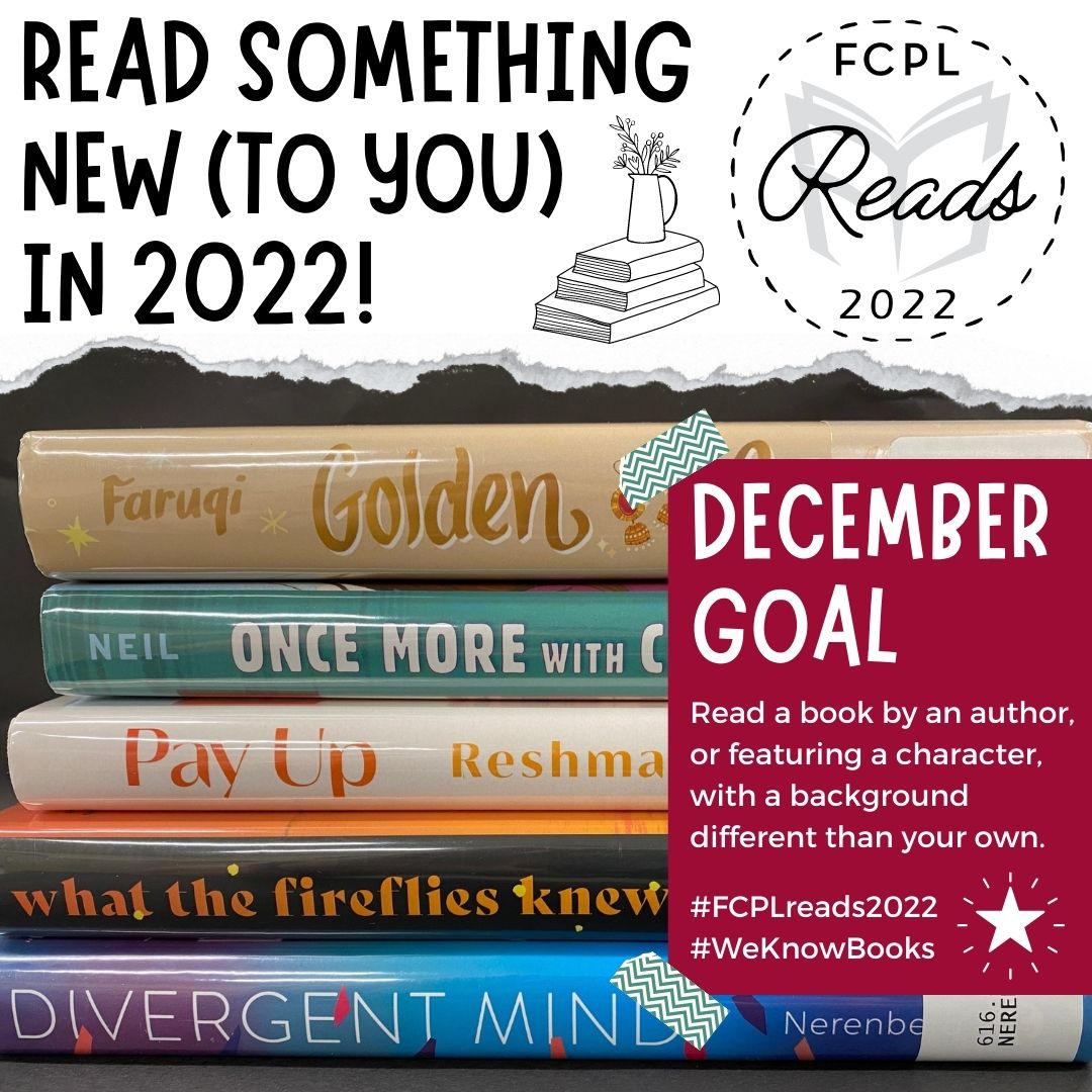 Read something new to you in December 2022 banner