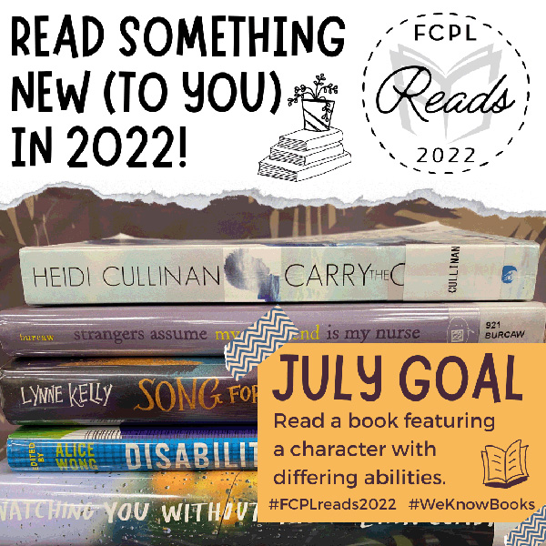 Read something new to you in July 2022 banner