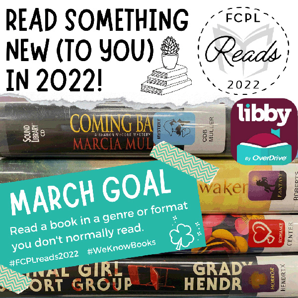 Read something new to you in March 2022 banner